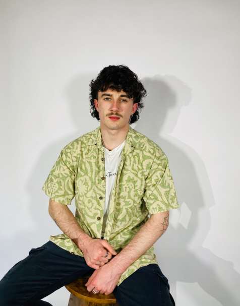 Vintage Size S Patagonia Cotton Shirt In Green - view 1