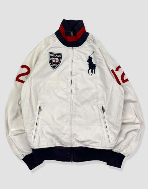 Vintage size S polo ralph lauren jacket in white - view 1