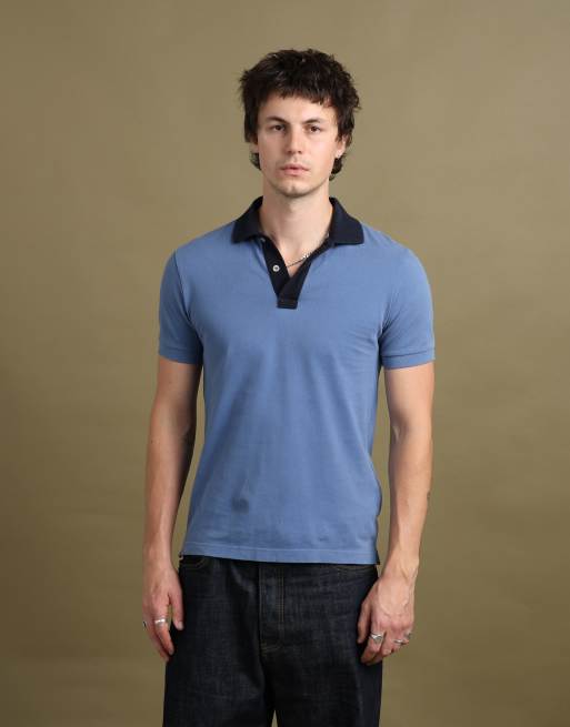 Vintage size S Prada polo shirt in navy, 3 of 6