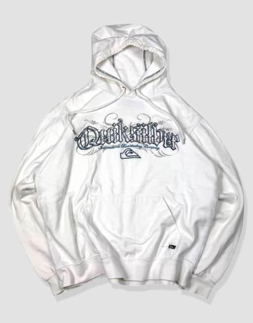 Vintage Size S Quiksilver Hoodie in White