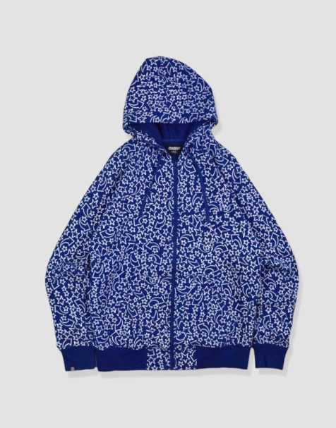 Vintage size S stussy hoodie in blue - view 1