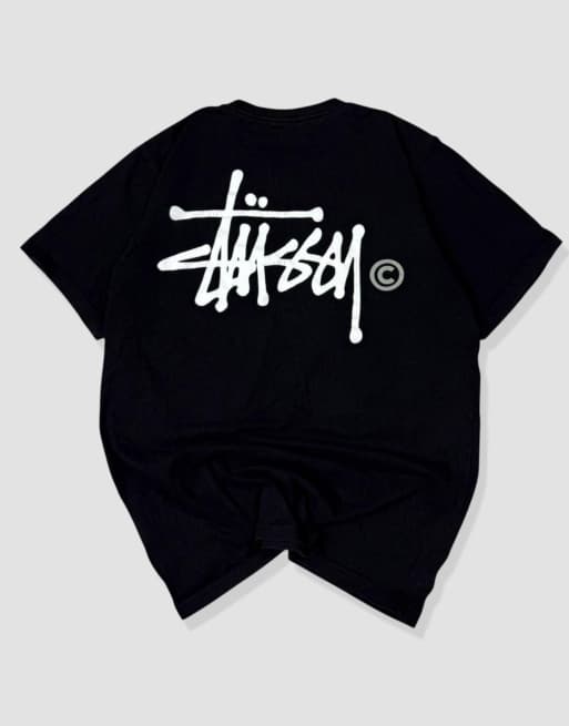 Vintage size S stussy t-shirt in black | ASOS