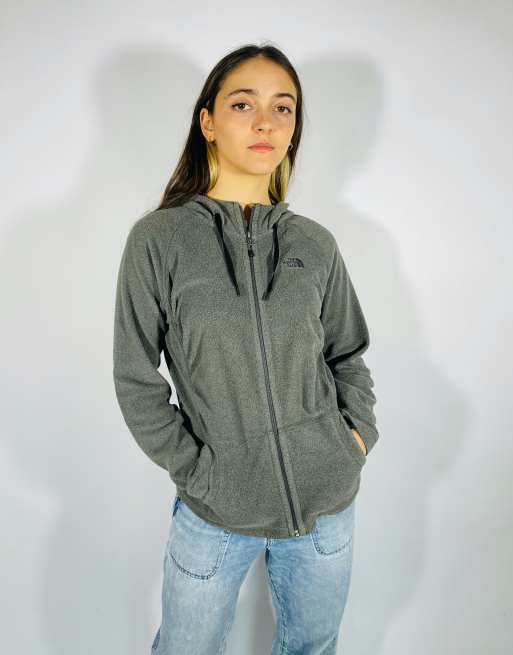 Vintage size s the north face fleece in grey 