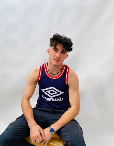 Vintage size S Umbro Vest Top in Purple - view 1
