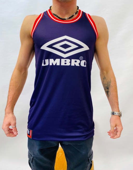 Vintage size S Umbro Vest Top in Purple, 3 of 4