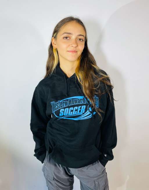 Vintage size s usa soccer hoodie in black in black