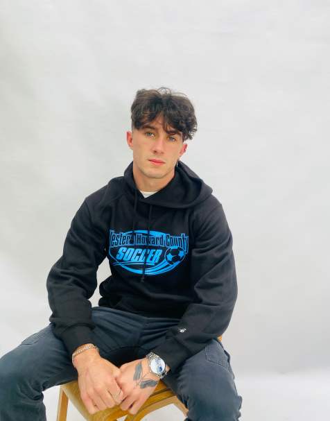 Vintage Size S USA Soccer Hoodie in Black - view 1