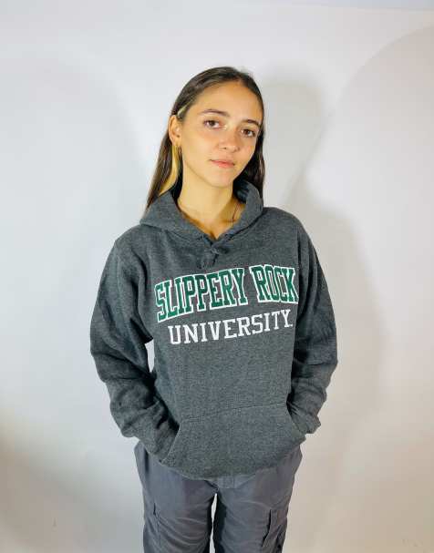 Vintage size s usa university hoodie in grey - view 1