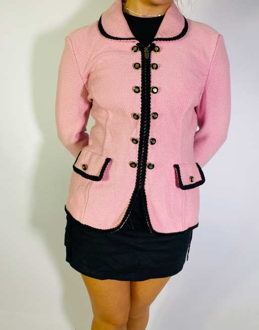 Vintage Size S Y2K Blazer Jacket In Pink