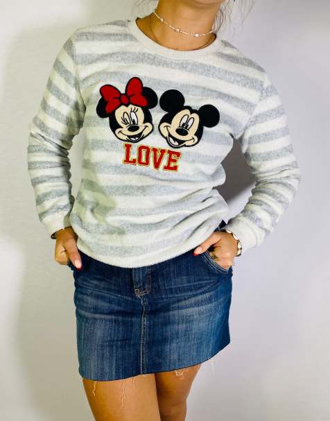 Vintage Size S Y2K Disney Sweatshirt In Grey - view 1