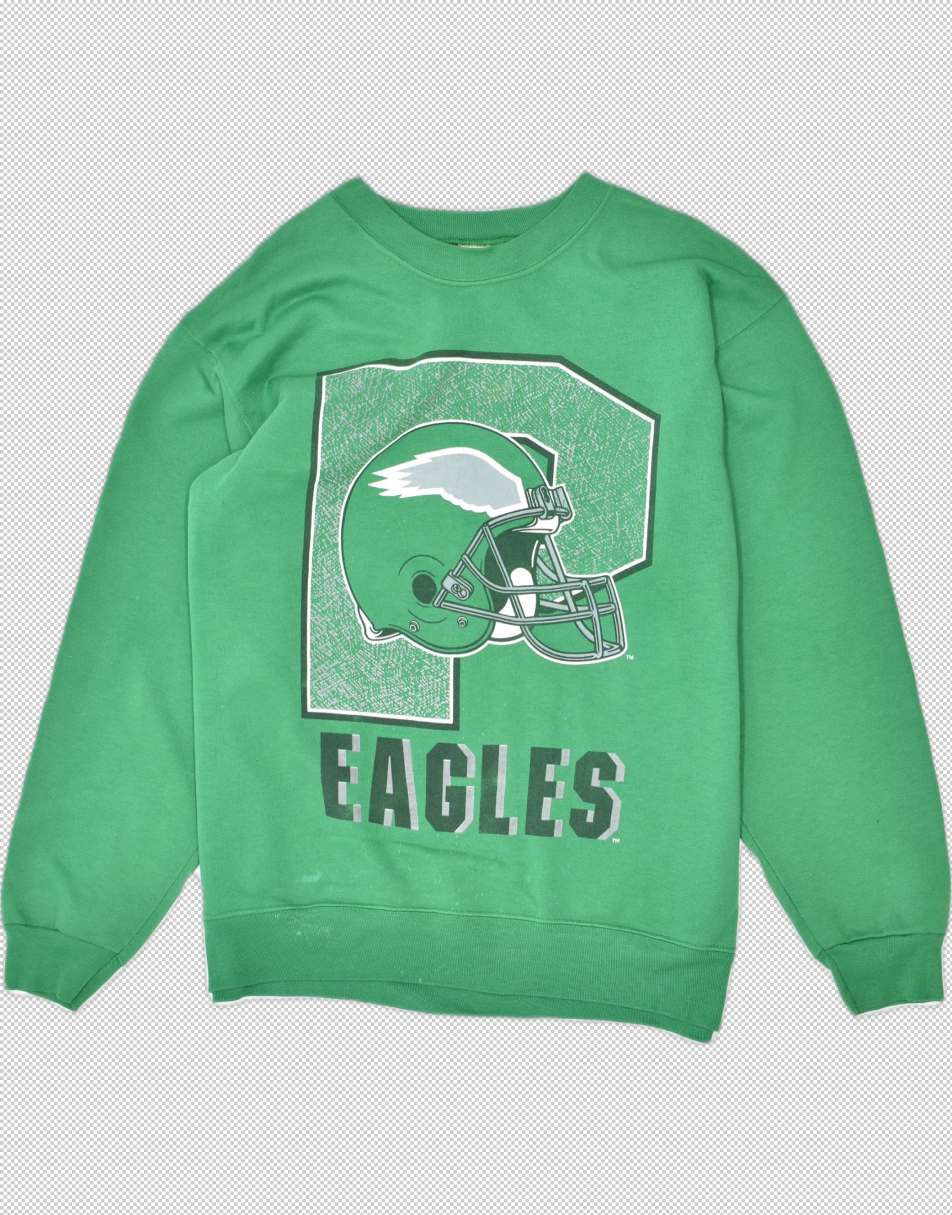 Vintage Size XL 90s Eagles graphic sweatshirt jumper in green