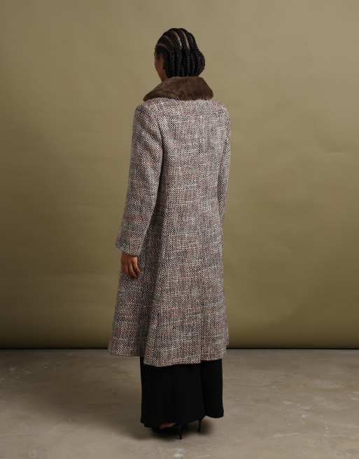 Vintage size XL Aquascutum overcoat in cream, 6 of 7