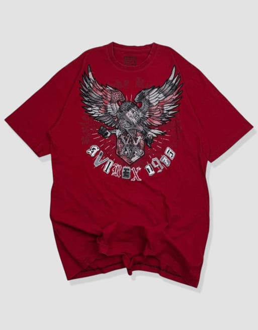 Vintage size XL Avirex graphic t-shirt in red