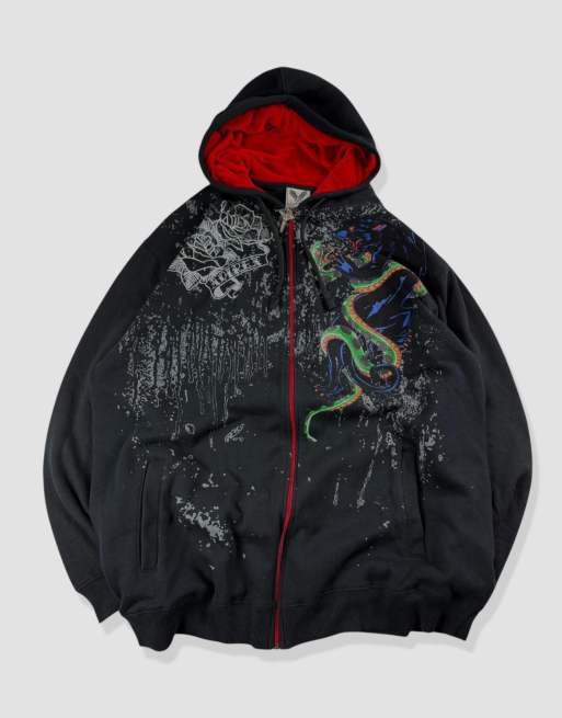 Vintage Size XL Avirex Hoodie in Black