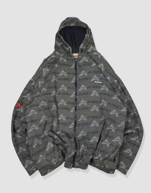 Vintage size XL avirex hoodie in grey