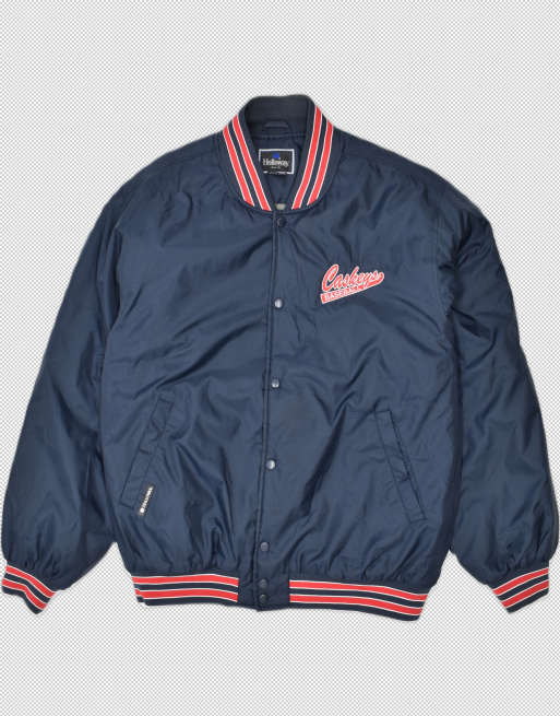 Vintage Size XL baseball bomber jacket in navy blue