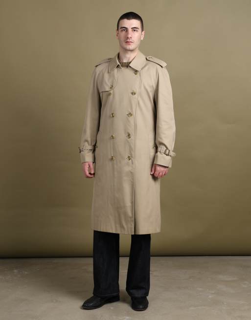 Vintage size XL Burberry's double breasted trench coat in beige, 2 of 7