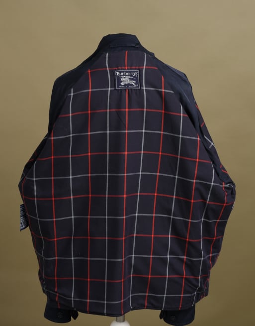 Vintage size XL Burberry's harrington jacket in navy, 7 of 7