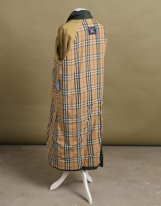 Vintage size XL Burberrys single breasted trench coat in dark green, 7 of 7