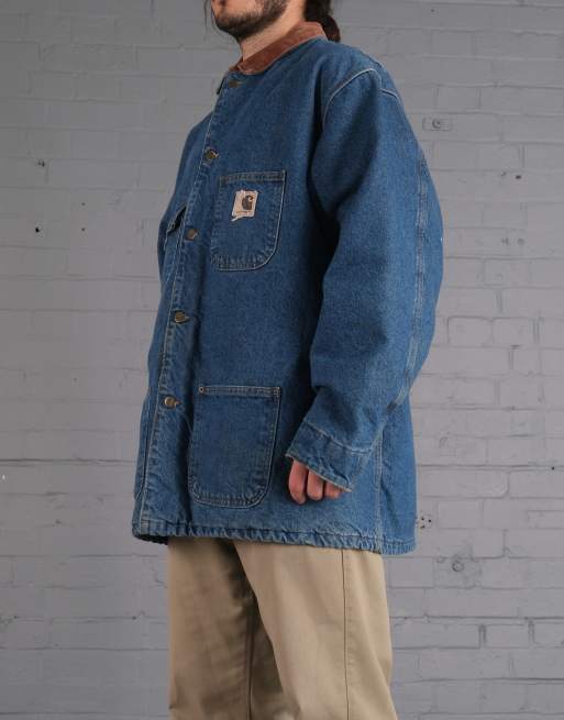 Vintage Size XL Carhartt Michigan Denim Jacket, 3 of 4