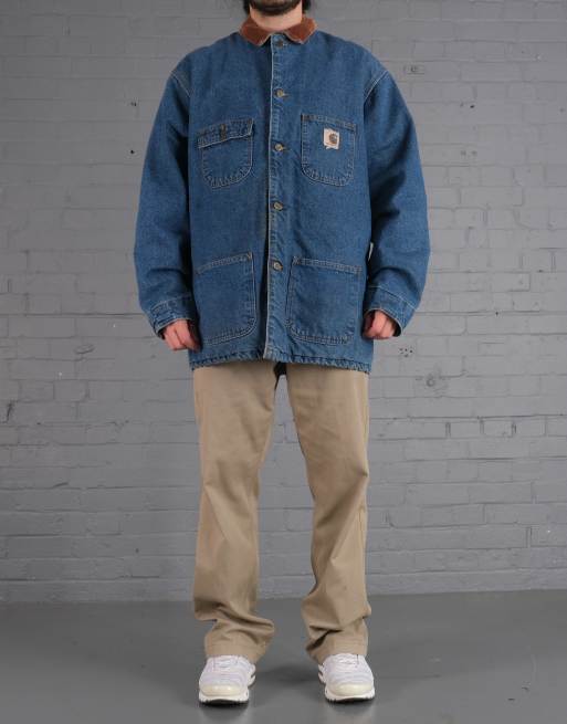 Vintage Size XL Carhartt Michigan Denim Jacket, 4 of 4