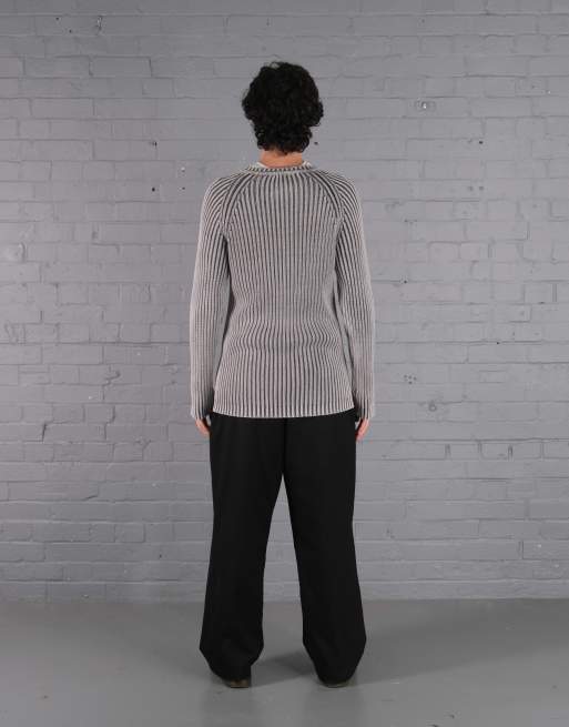 Vintage Size XL Diesel Jumper in Silver, 2 of 4