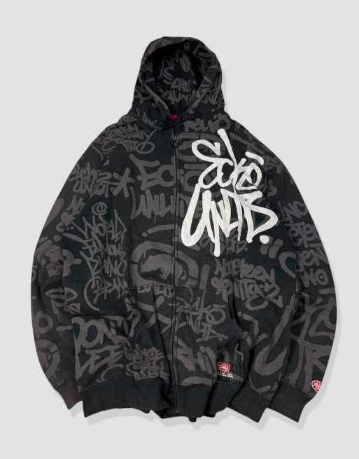 Vintage size XL ecko unltd hoodie in black