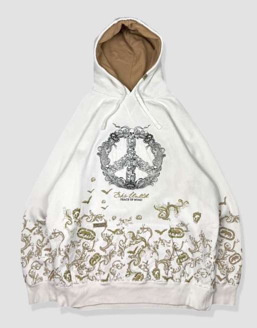 Vintage size XL ecko unltd hoodie in white