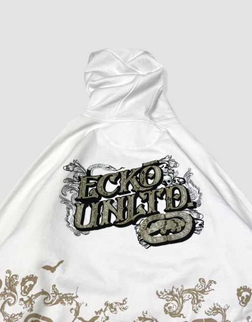 Vintage size XL ecko unltd hoodie in white | ASOS