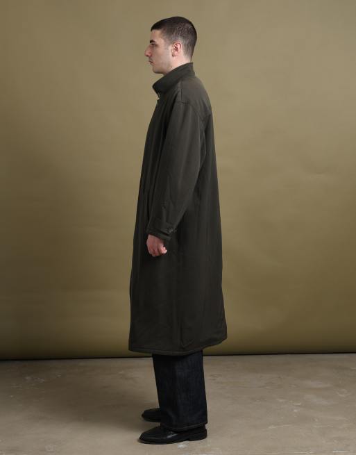 Vintage size XL Giorgio Armani overcoat in dark green, 5 of 7