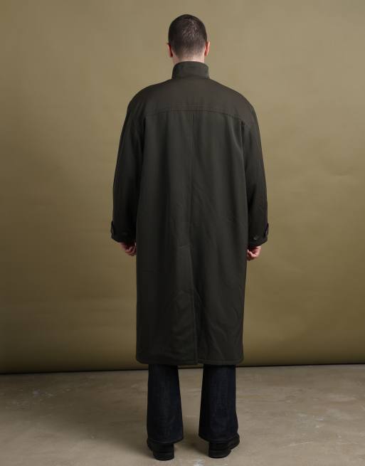 Vintage size XL Giorgio Armani overcoat in dark green, 6 of 7