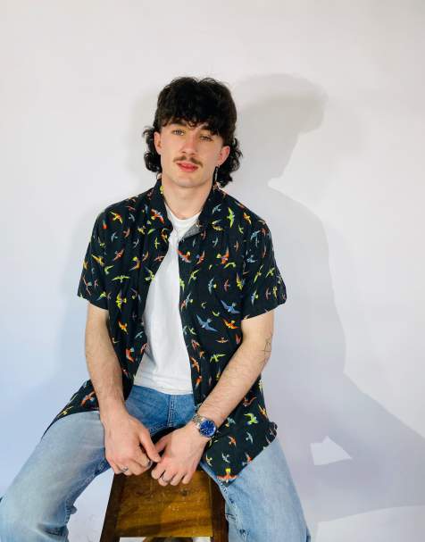 Vintage Size XL Hawaiian Short Sleeve Shirt In Multi - view 1