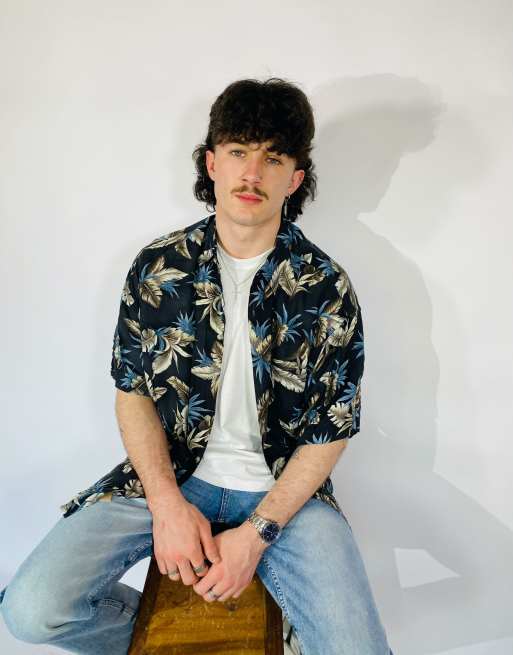 Vintage Size XL Hawaiian Summer Shirt In Multi