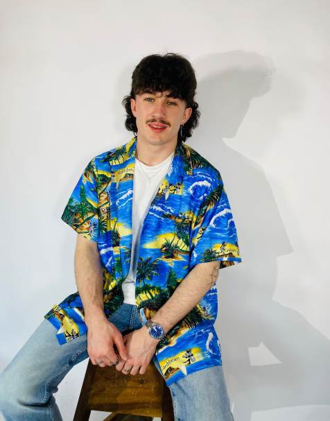 Vintage Size XL Hawaiian Summer Shirt In Multi - view 1