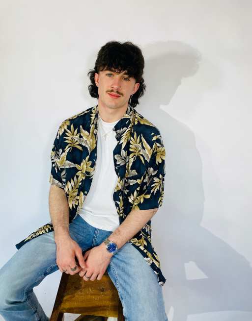 Vintage Size XL Hawaiian Summer Shirt In Multi