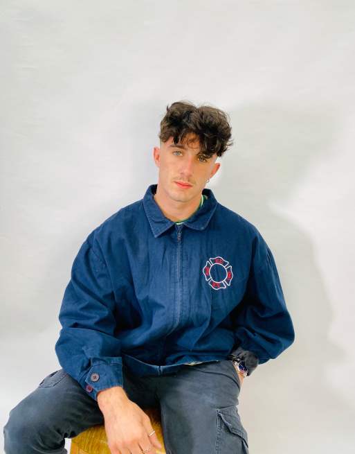 Vintage Size XL New York Fire Department Jacket In Blue, 2 of 4