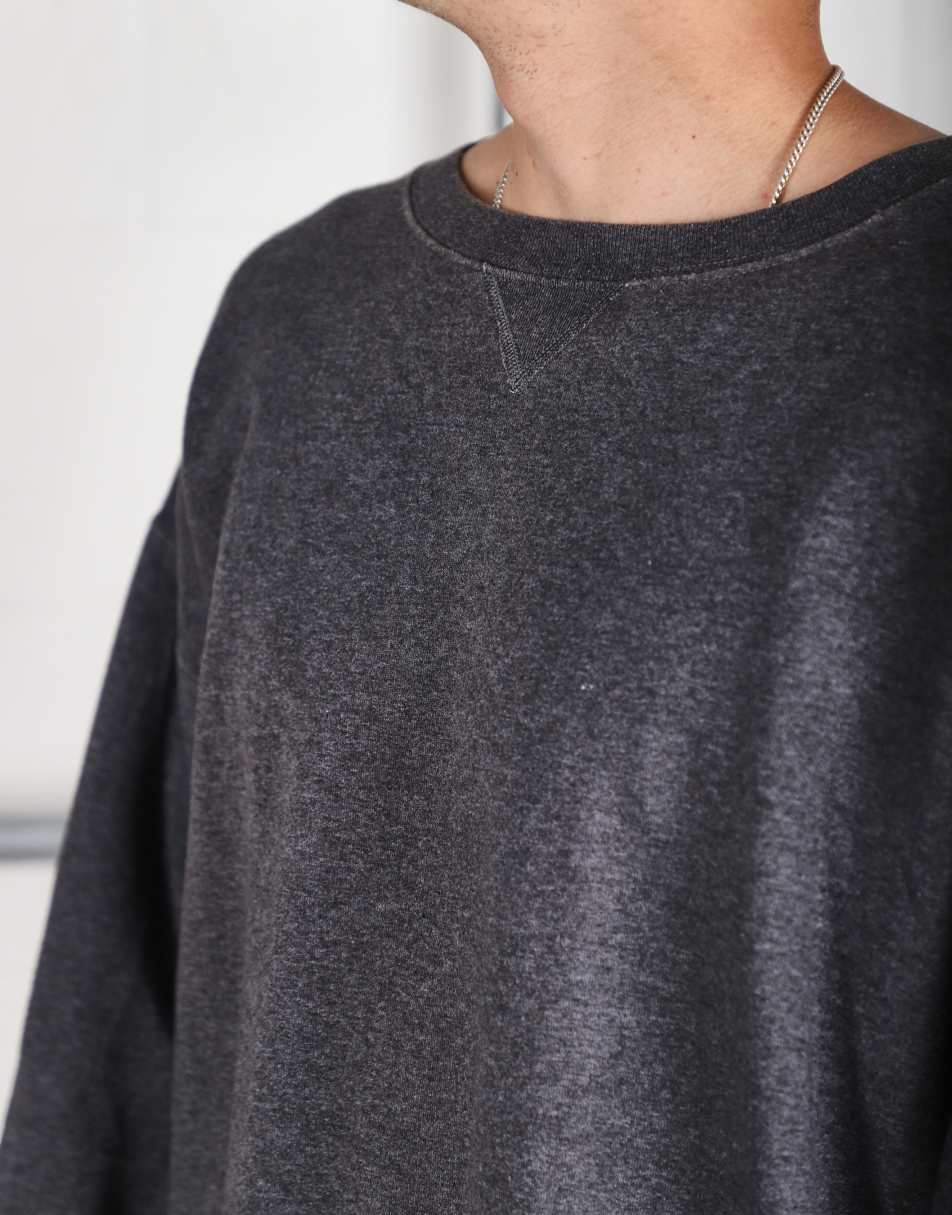 Vintage Size XL plain crewneck lounge sweatshirt in grey 1