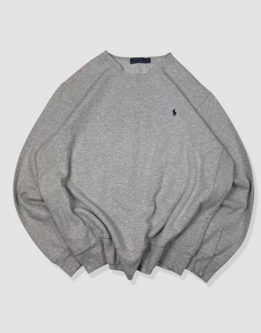 Vintage Size XL Polo Ralph Lauren Sweatshirt in Grey