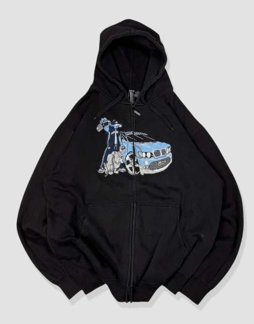 Vintage Size XL SOHK Hoodie in Black