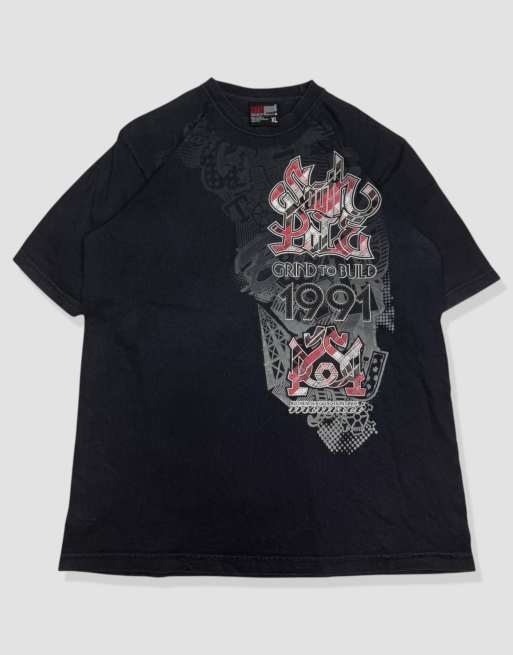 Vintage size XL Southpole graphic t-shirt in black