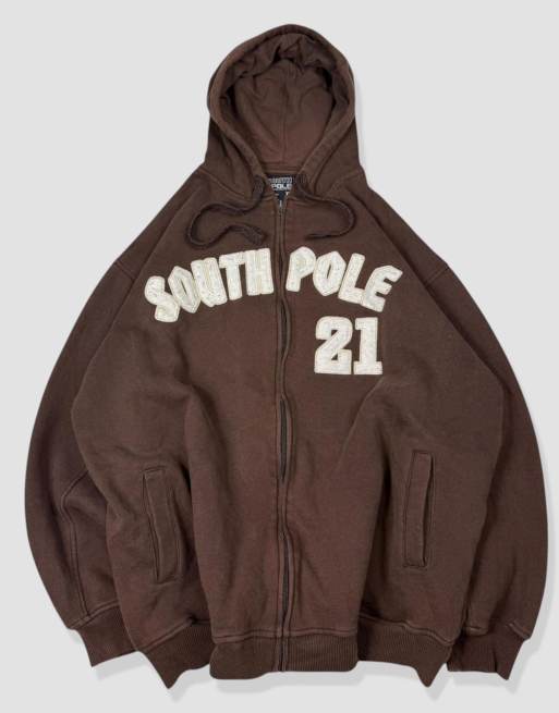 Vintage size XL Southpole hoodie in brown