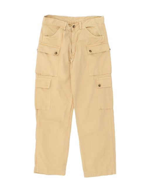 Vintage Size XL Straight Cargo Trousers in Beige