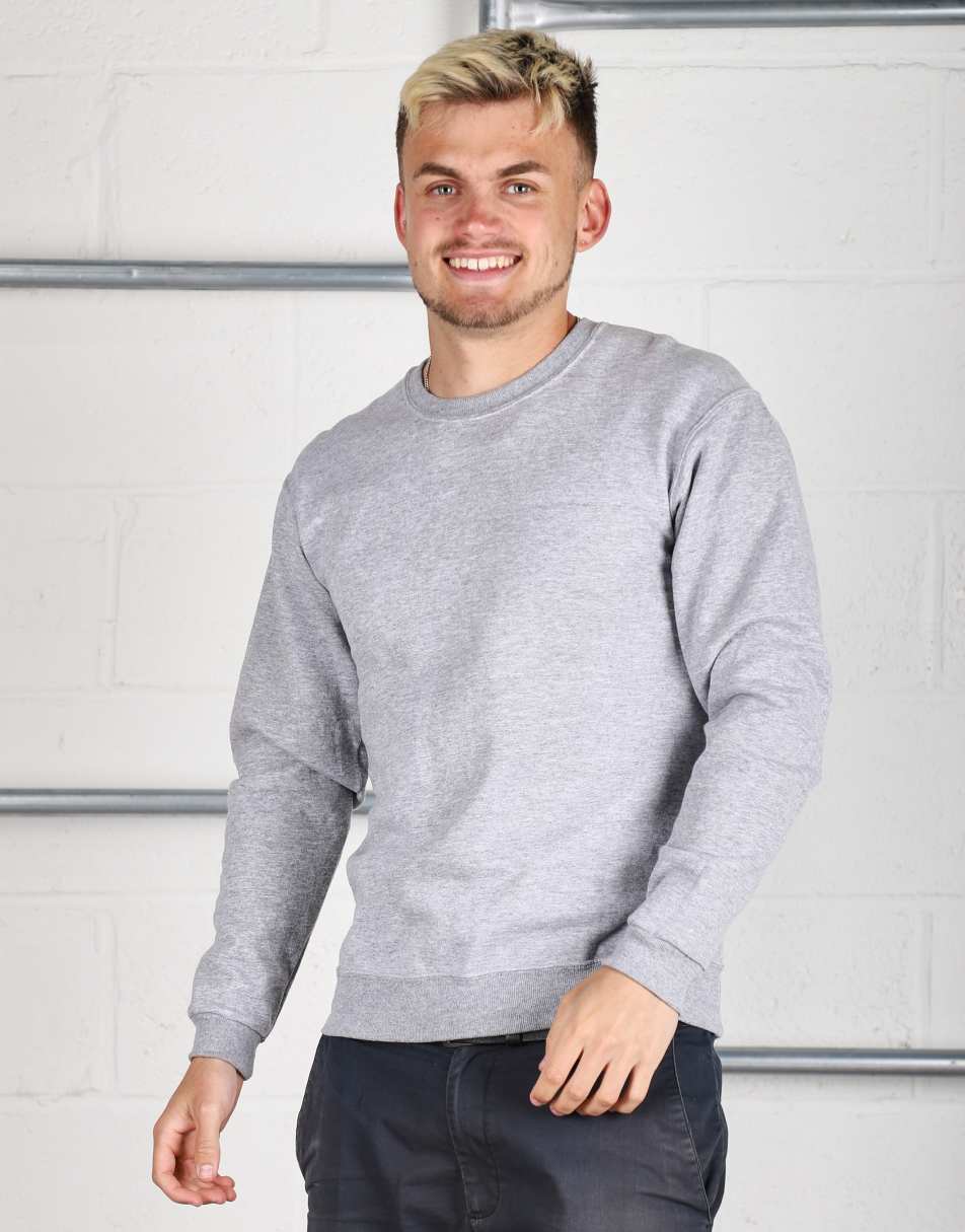 Vintage Size XS plain crewneck lounge sweatshirt in grey