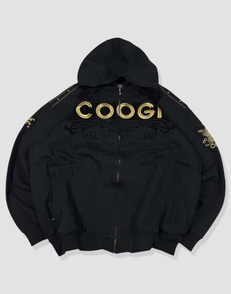 Vintage size XXL coogi hoodie in black - view 1