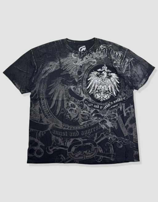 Vintage size XXL Ecko Unltd graphic t-shirt in black