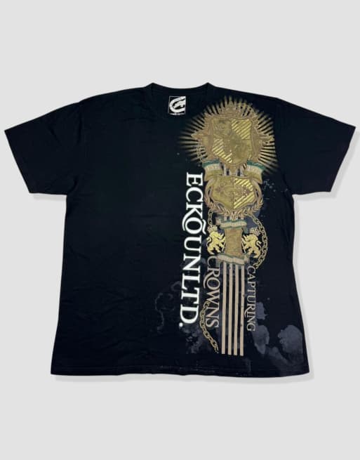 Vintage size XXL Ecko Unltd graphic t-shirt in black