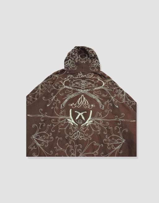 Vintage Size XXL Grunge Hoodie in Brown, 4 of 4