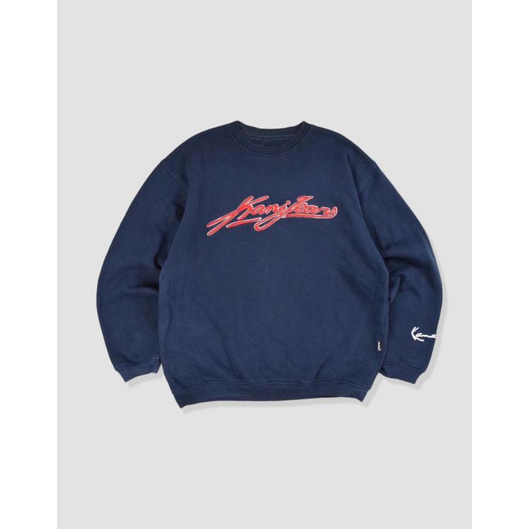 Vintage size XXL karl kani sweatshirt in navy Cheap Classicfuncenter Jordan Outlet Casual shirt 2024008
