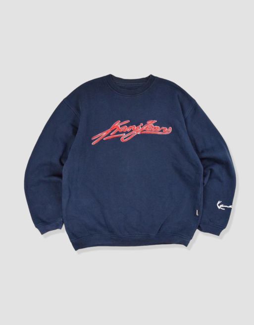 Vintage size XXL karl kani sweatshirt in navy