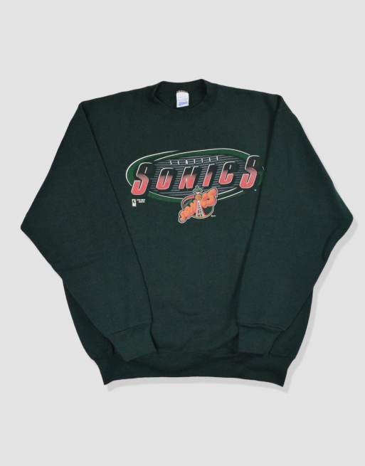 Vintage size XXL salem sportswear seattle sonics sweatshirt in green
